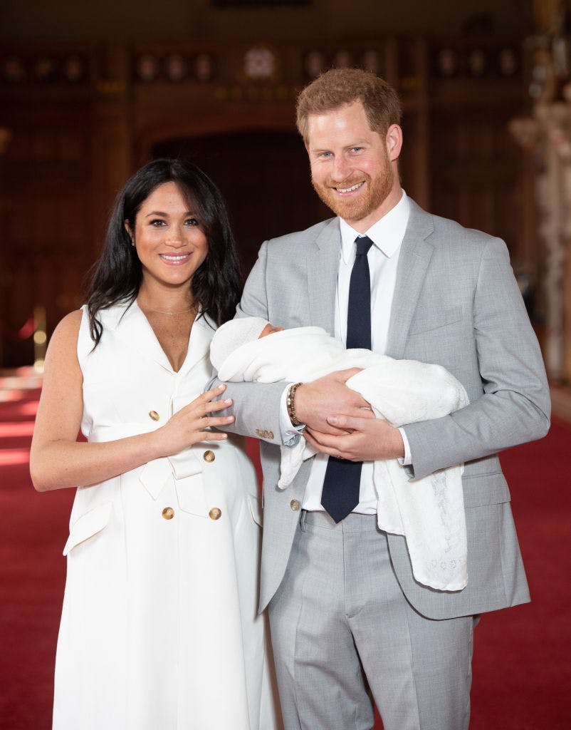 Meghan Markle, príncipe Harry e Archie (Foto: Getty Images)