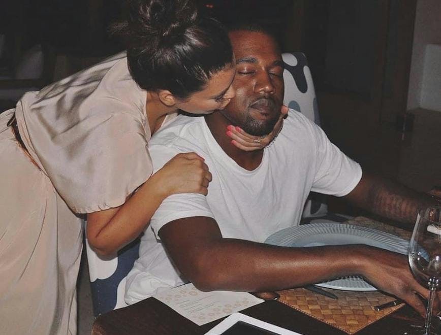 Kanye West e Kim Kardashian 
