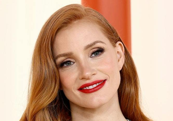 Jessica Chastain no Oscar 2023 (Foto: Getty Images)