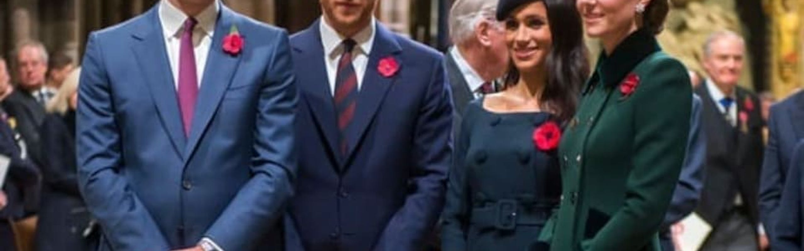 Meghan Markle, príncipe Harry,  Kate Middleton, príncipe William