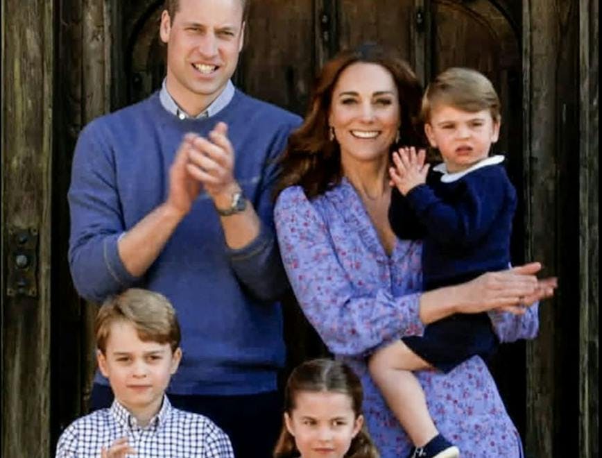 Príncipe William, Kate Middleton e seus filhos