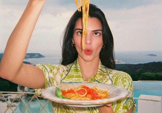 person human pasta food noodle pizza spaghetti