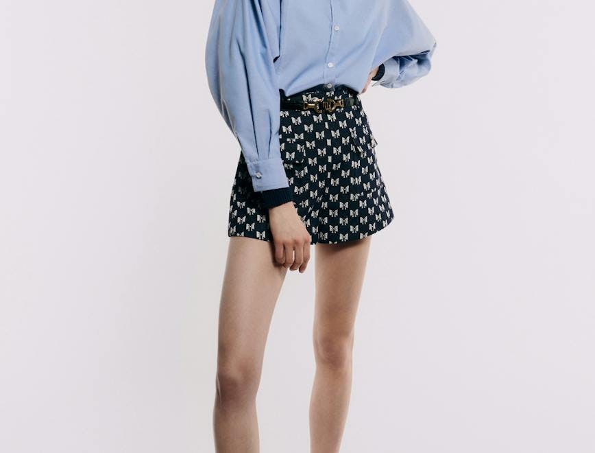paris france clothing apparel shorts person human skirt