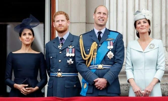 Meghan Markle e Príncipe Harry _ Kate Middleton e Príncepe William