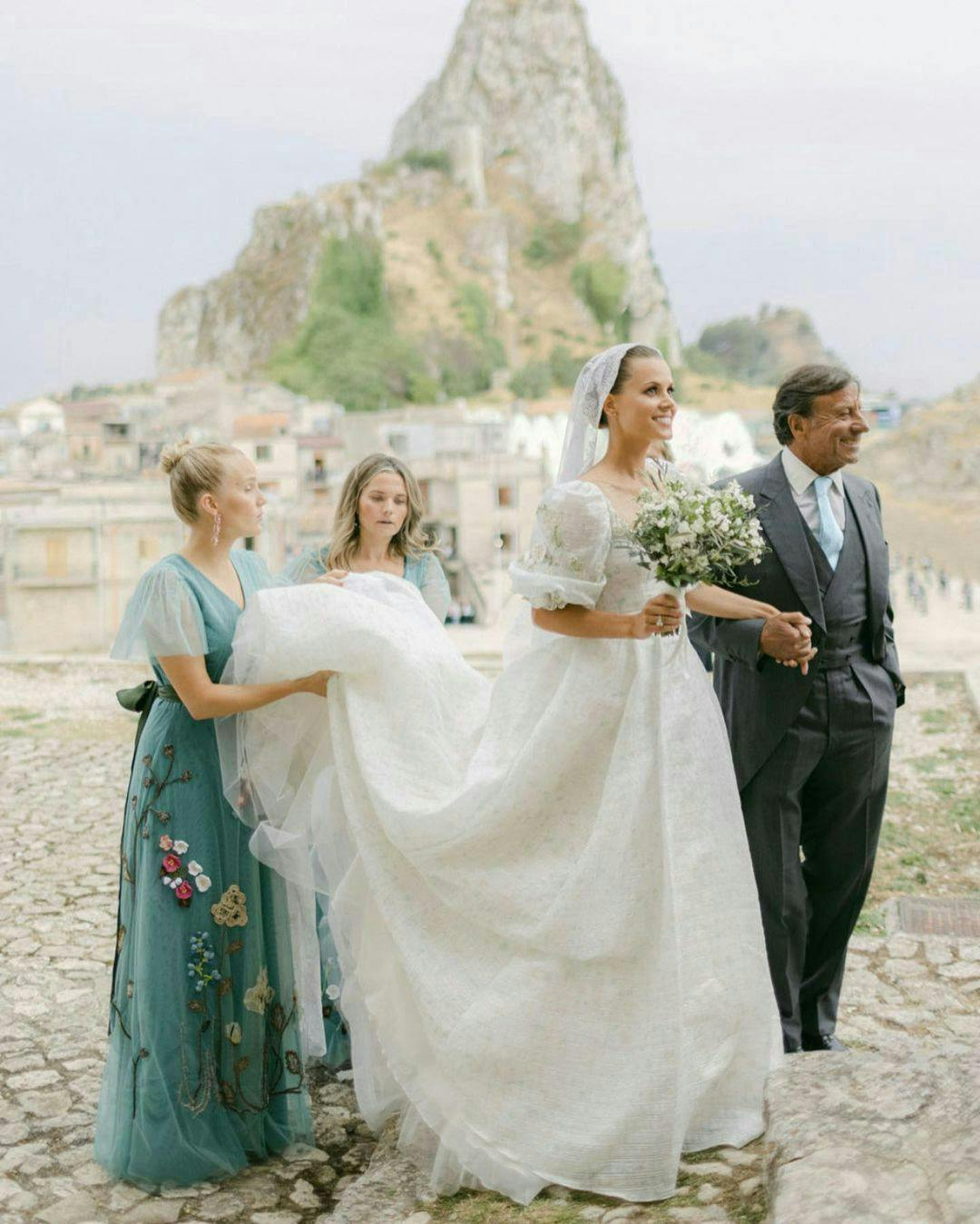 Irene Forte e Felix Winckler se casam na Sicilía
