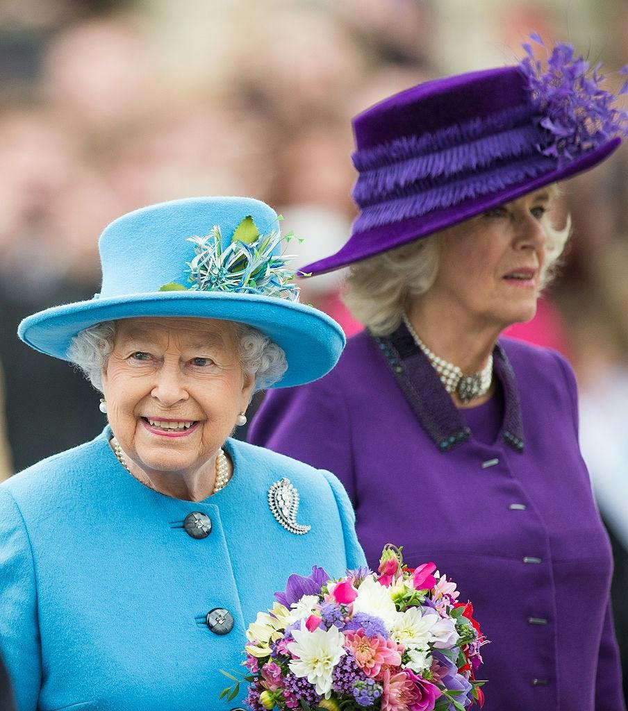 Rainha Elizabeth II e Camilla Parker Bowless (Foto: Getty Images)