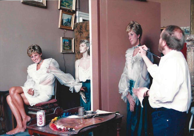 Princesa Diana posando para Nelson Shanks (Foto: Divulgação/Shanks Fine Art)
