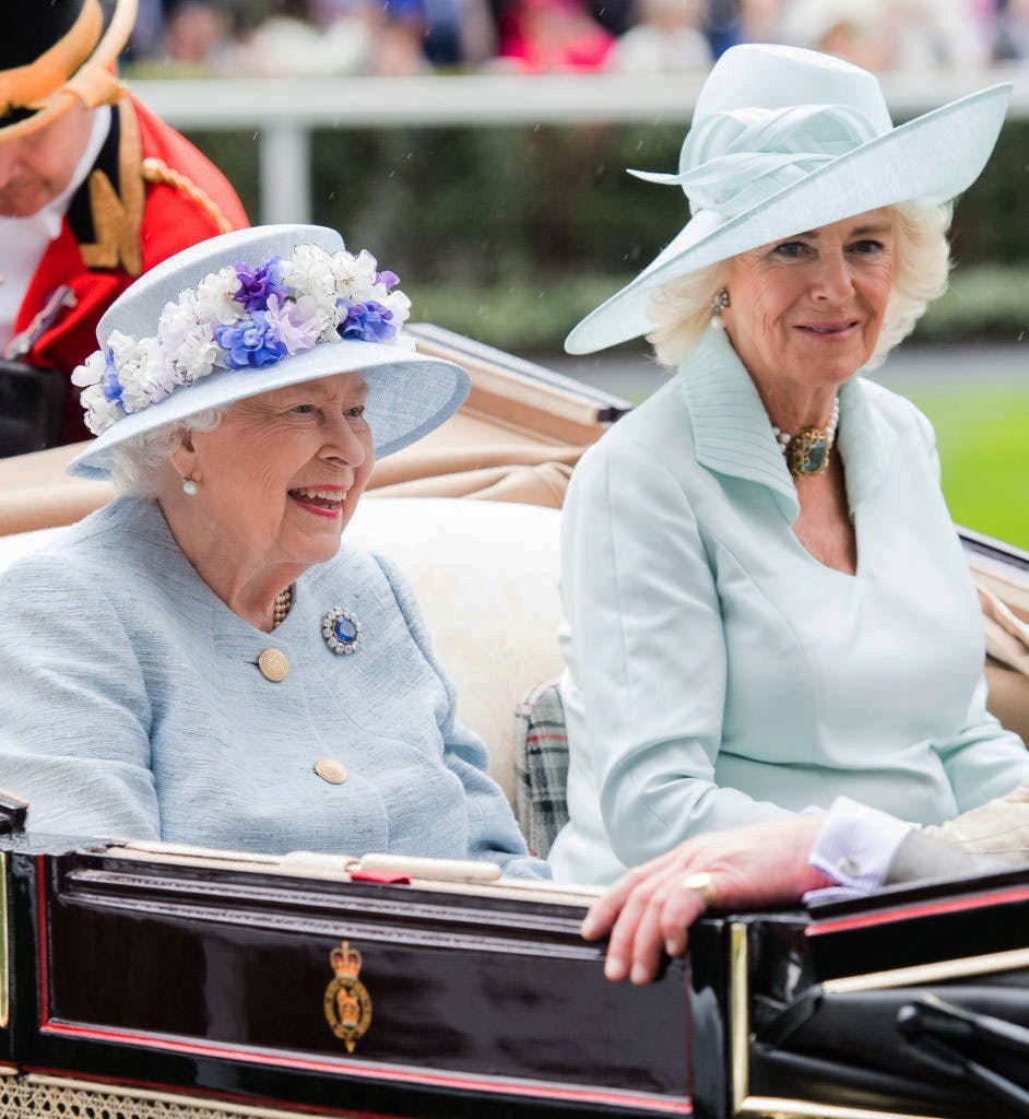 Rainha Elizabeth II e Camilla Parker-Bowles (Foto: Getty Images)