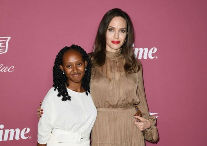 Angelina Jolie e a filha Zahara