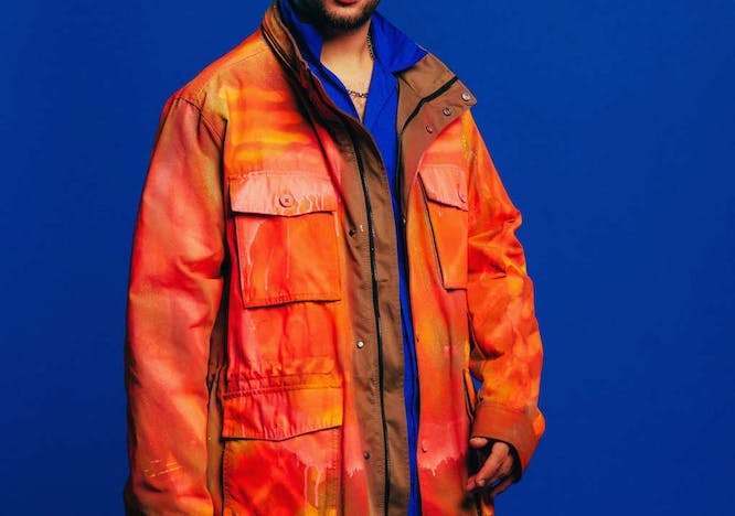 jacket clothing coat apparel person human