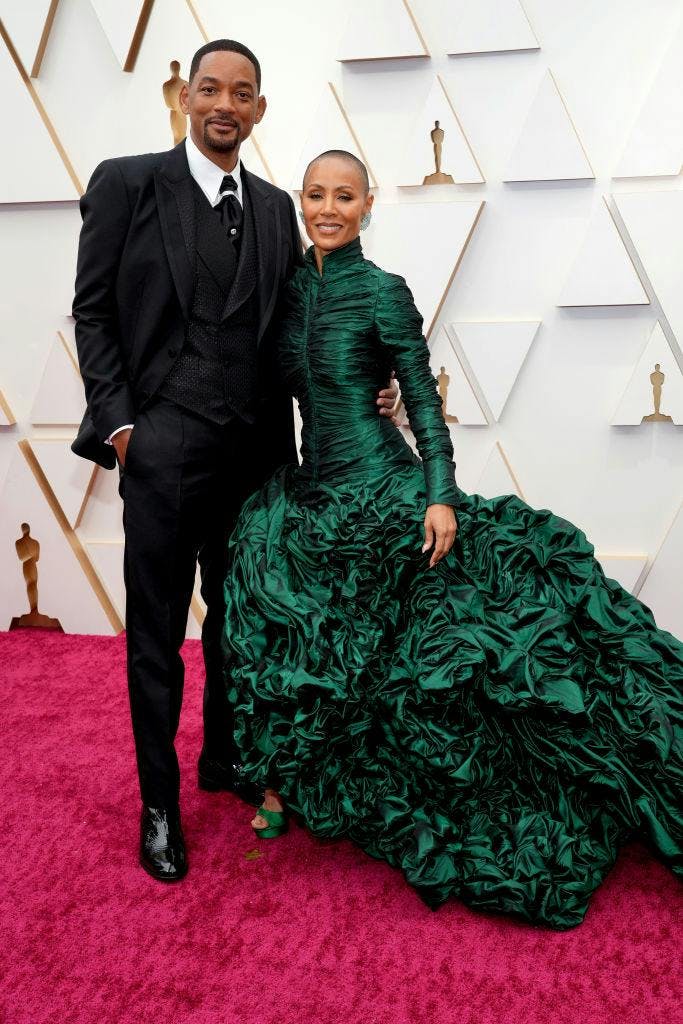 Jada e Will Smith no Oscar 2022 (Foto: Getty Images)