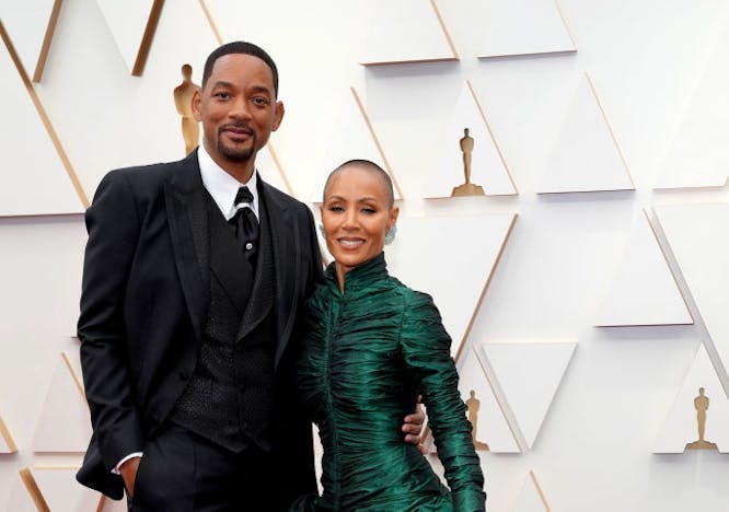 Jada e Will Smith no Oscar 2022 (Foto: Getty Images)