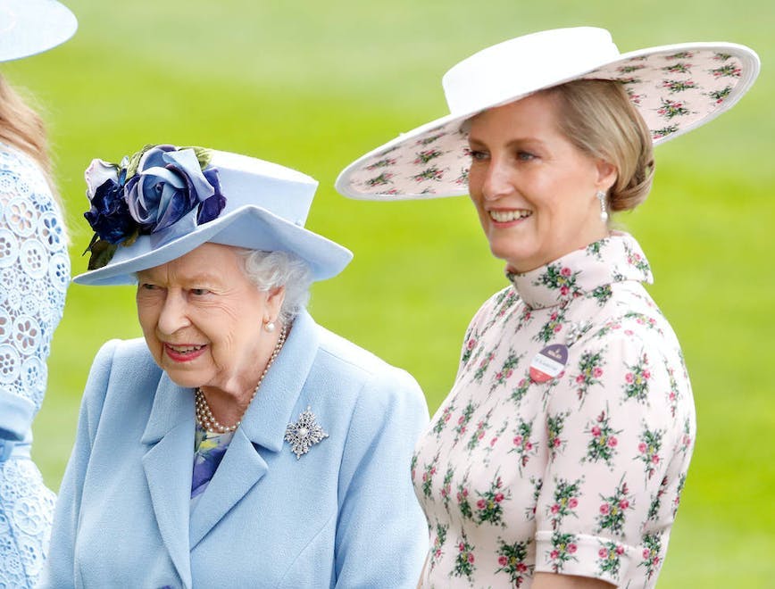 Rainha Elizabeth II e sua nora, a Condessa Sophie de Wessex (Foto: Getty Images)