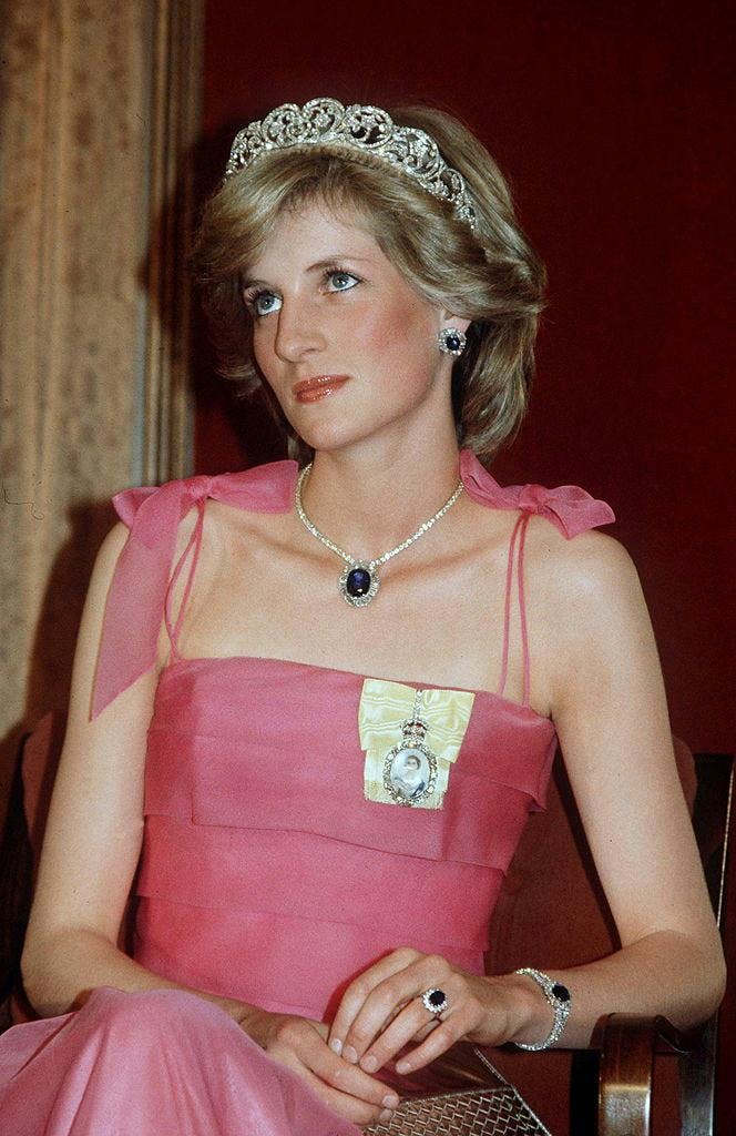 Princesa Diana com a tiara Spencer (Foto: Getty Images)
