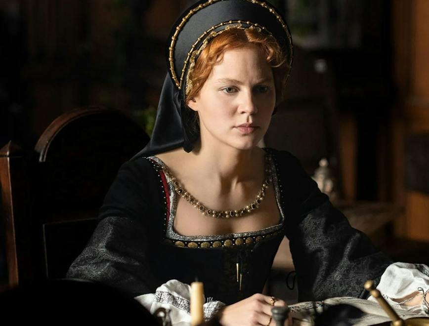 Alicia von Rittberg como rainha Elizabeth I (Foto: STARZ)