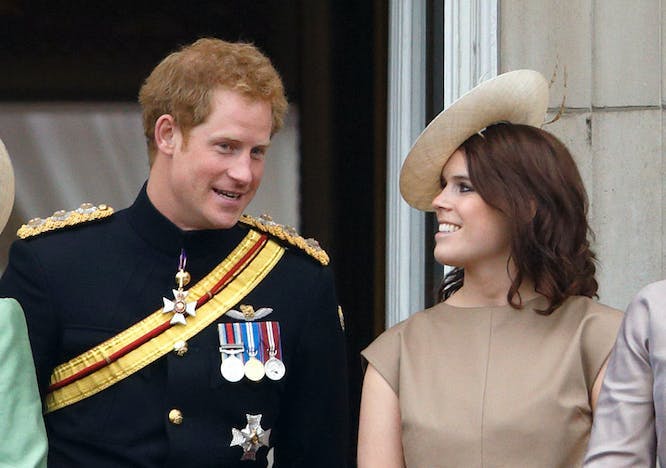 Príncipe Harry e a princesa Eugenie (Foto: Getty Images)