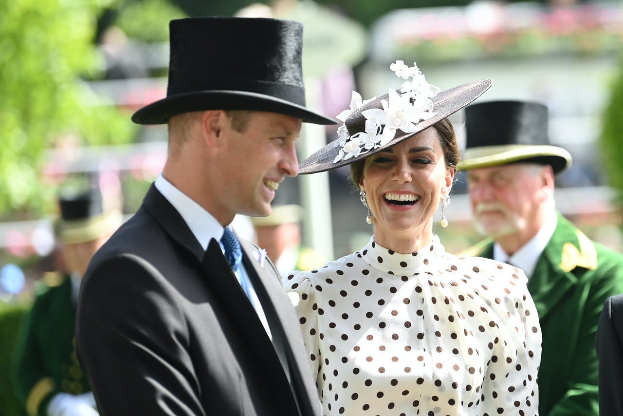 Kate Middleton e Príncipe William no Royal Ascot 2022  (Foto: Getty Images)