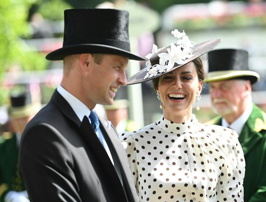 Kate Middleton e Príncipe William no Royal Ascot 2022  (Foto: Getty Images)