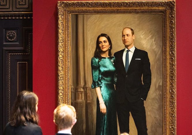 Retrato de Kate Middleton e Príncipe William (Foto: Reprodução/Instagram @dukeandduchessofcambridge)