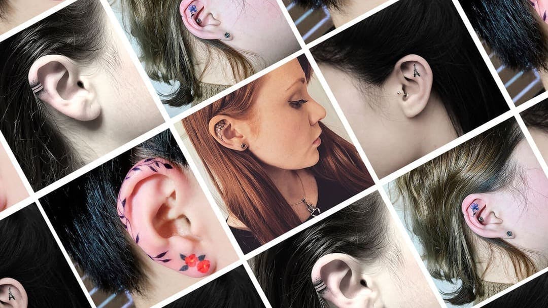 Tatuagem na orelha