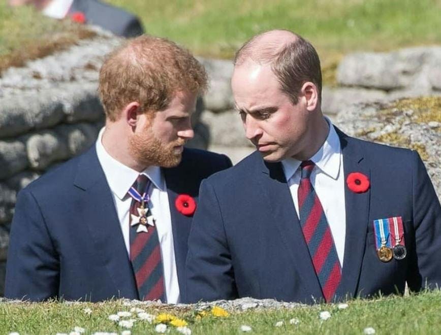 Príncipes William e Harry