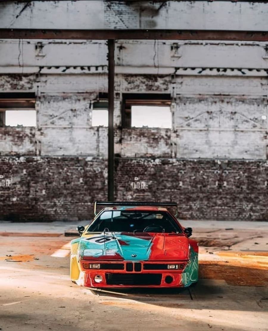 O M1 da BMW pintado por Andy Warhol