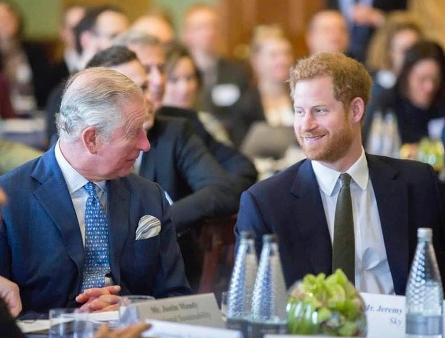 Príncipe Charles e príncipe Harry