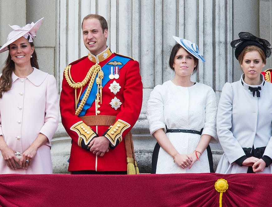 Kate, William, Eugenie e Beatrice (Foto: Getty Images)