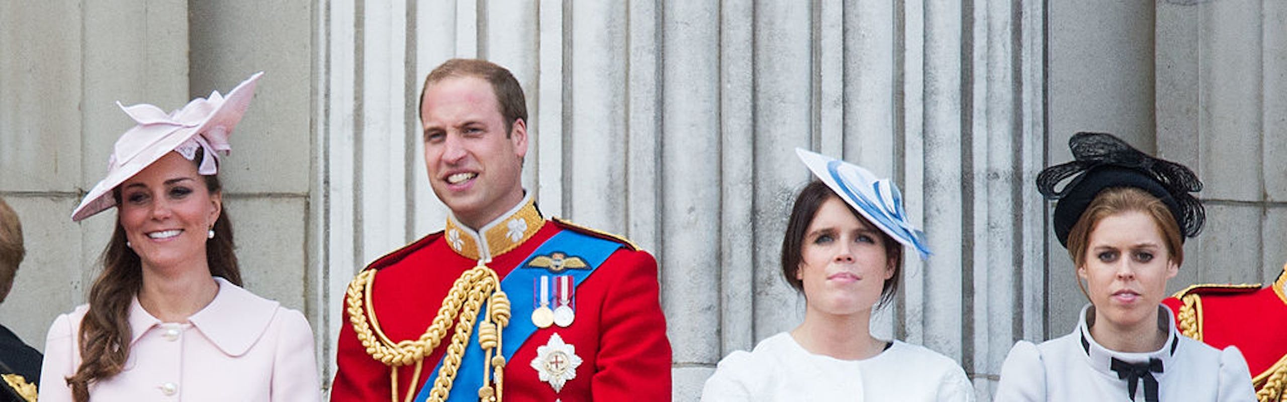 Kate, William, Eugenie e Beatrice (Foto: Getty Images)