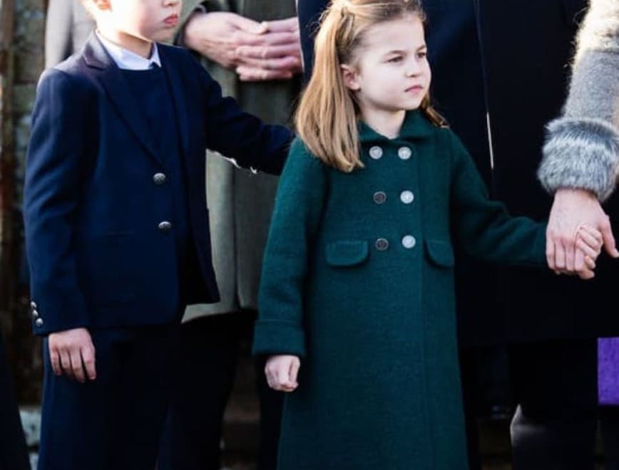 Príncipe George e a princesa Charlotte