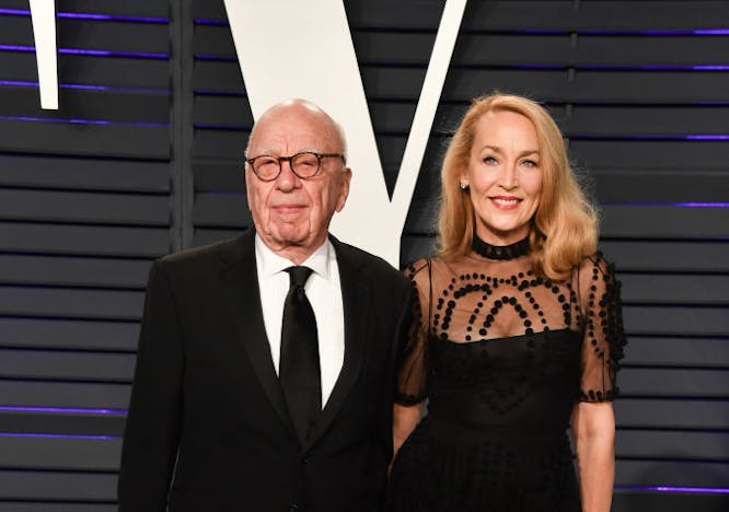 Rupert Murdoch e Jerry Hall (Foto: Getty Images)