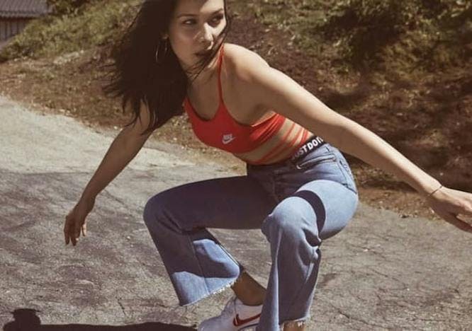 Bella Hadid estrela campanha da Nike