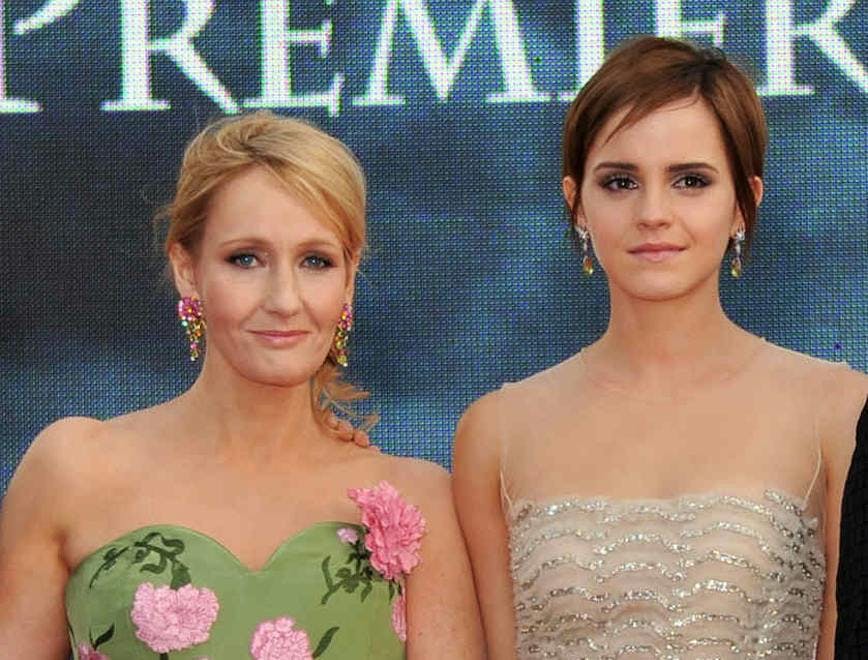 J.K. Rowling e Emma Watson (Foto: Getty Images)