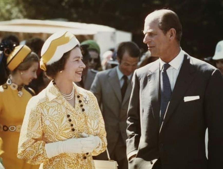 Rainha Elizabeth e Príncipe Phillip