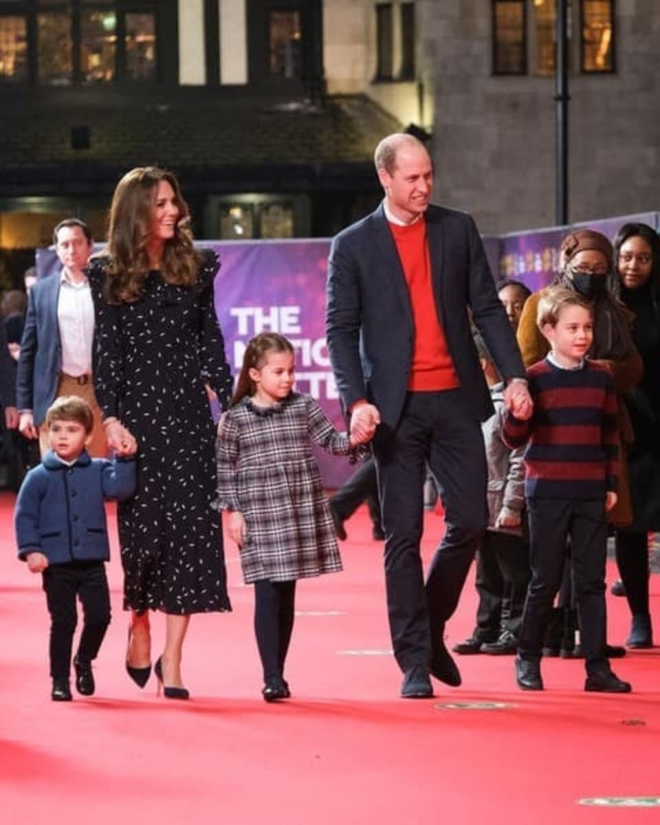 Kate Middleton, Príncipe William, George, Charlotte, Louis
