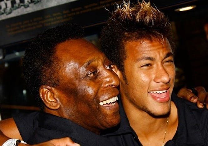 Pelé e Neymar (Foto: reprodução/instagram)