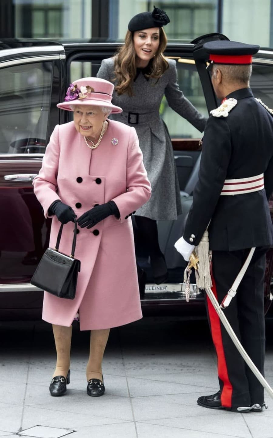 Kate Middleton e a rainha Elizabeth