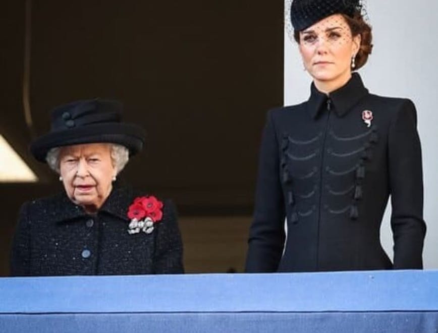 Rainha Elizabeth e Kate Middleton