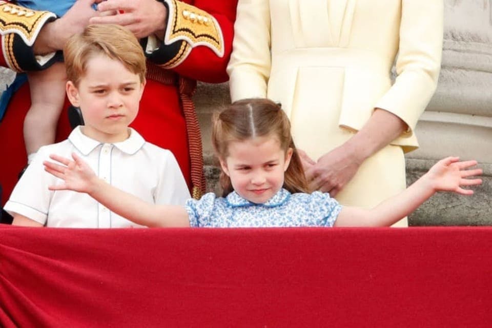 Princesa Charlotte e Príncipe George