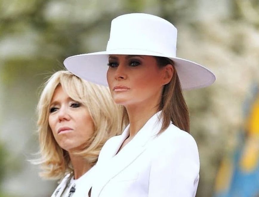 Melania Trump e Brigitte Macron