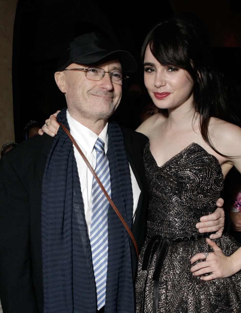 Lily e Phil Collins (Foto: Getty Images)