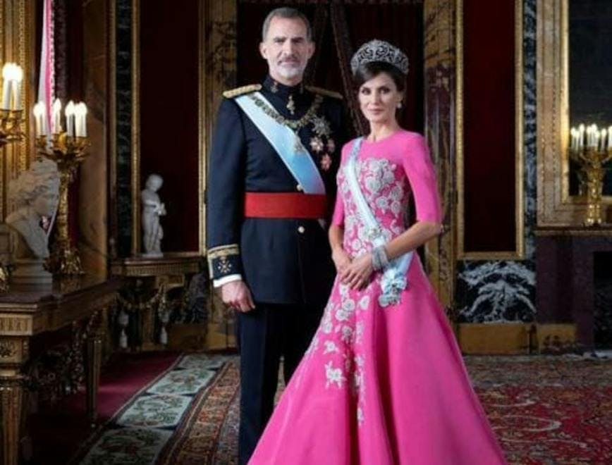 Rainha Letizia e o Rei Felipe VI