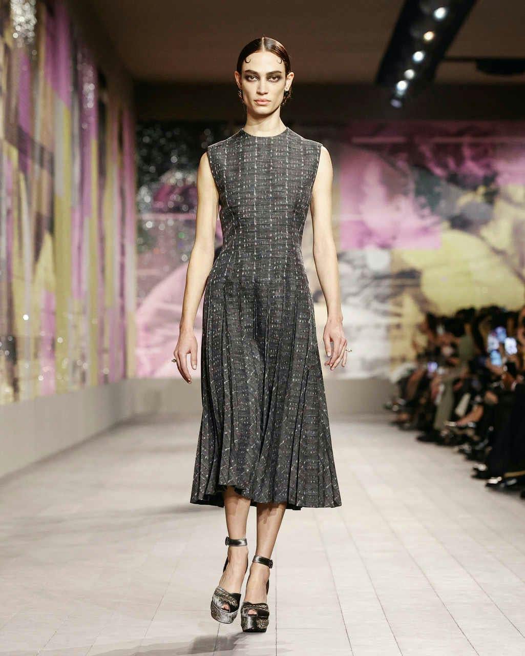dress clothing formal wear fashion shoe footwear person runway