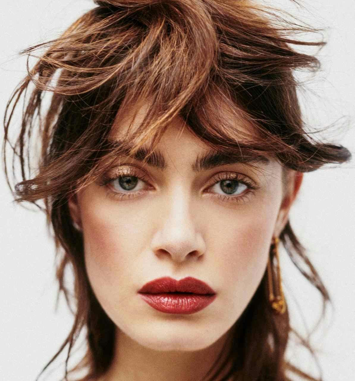 face head person photography portrait adult female woman lipstick skin