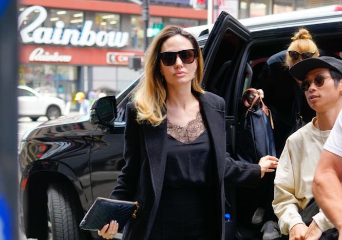 Angelina Jolie e o filho Pax Jolie-Pitt (Foto: Getty Images)