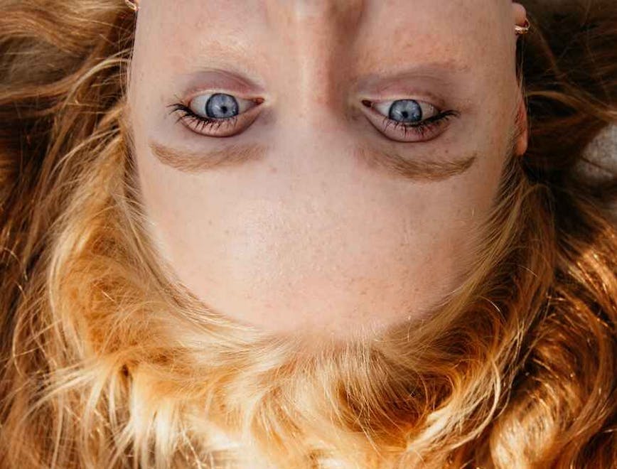 blonde hair person face head photography portrait
