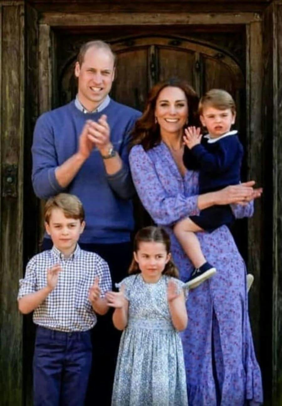 Príncipe William, Kate Middleton e seus filhos