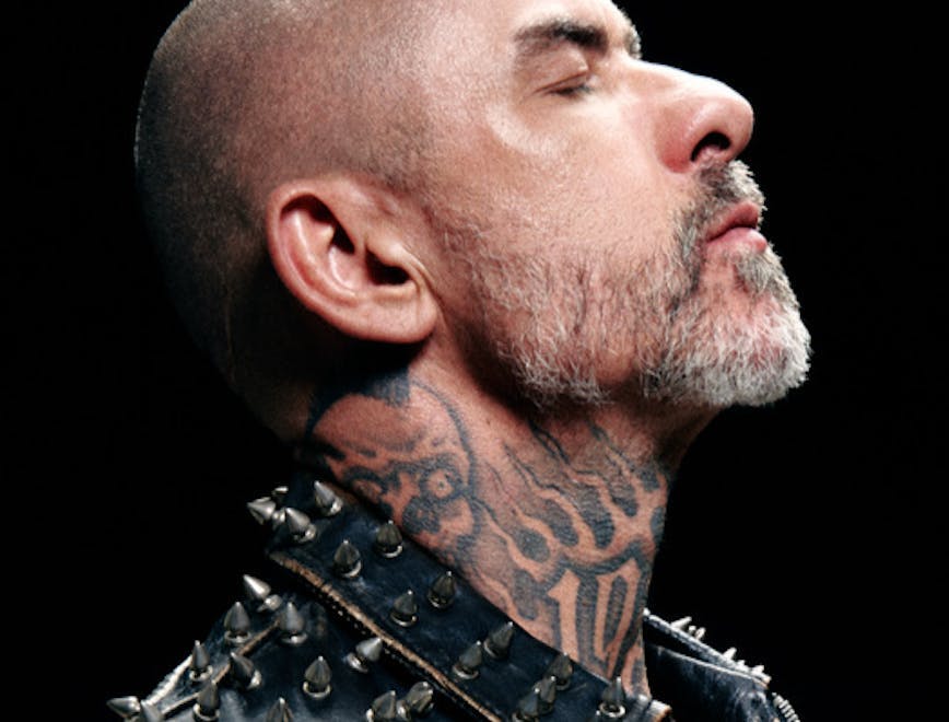 person skin tattoo head face adult male man neck beard