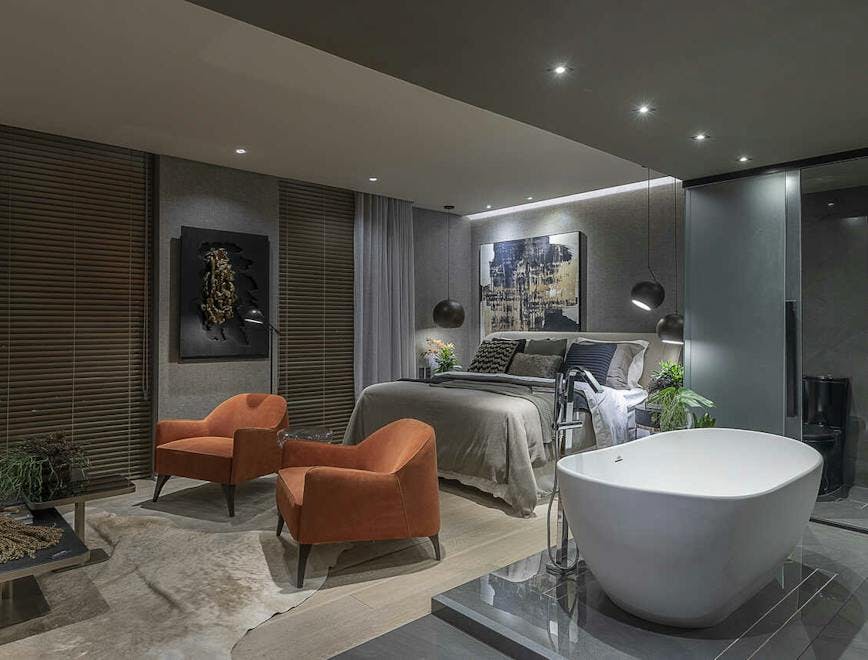home decor indoors interior design bathing bathtub person tub