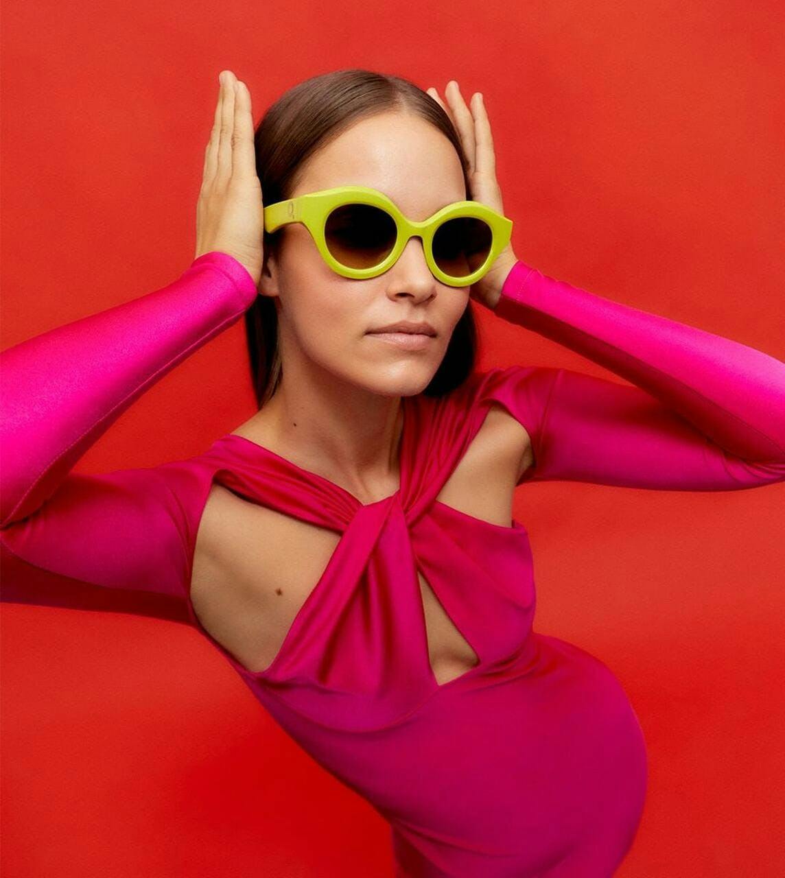 accessories sunglasses face head person portrait adult female woman glasses